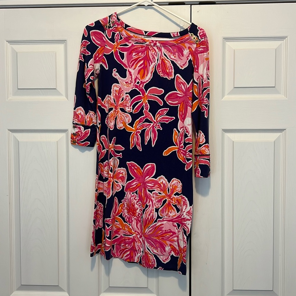 Lily Pulitzer crop sleeve dress